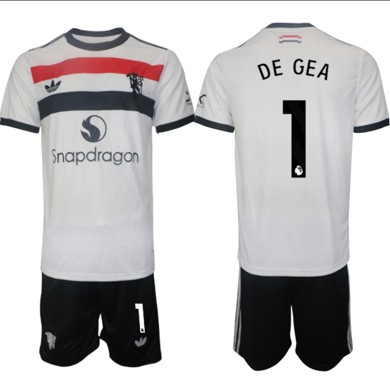 Men 2024-2025 Club Manchester United away white #1 Soccer Jersey